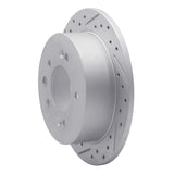 Dynamic Friction 2007-2010 Hyundai Elantra Rear Left Drilled & Slotted Geoperformance Rotor by Dynamic Friction Company 830-03024L