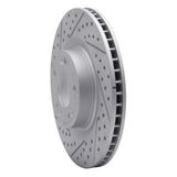 Dynamic Friction 2009-2011 Hyundai Genesis Sedan Front Left Drilled & Slotted Geoperformance Rotor by Dynamic Friction Company 830-03030L