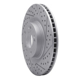 Dynamic Friction 2009-2011 Hyundai Genesis Sedan Front Right Drilled & Slotted Geoperformance Rotor by Dynamic Friction Company 830-03030R