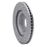 Dynamic Friction 2009-2011 Hyundai Genesis Sedan Front Right Drilled & Slotted Geoperformance Rotor by Dynamic Friction Company 830-03030R