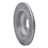 Dynamic Friction 2011-2017 Hyundai Equus Rear Left Drilled & Slotted Geoperformance Rotor by Dynamic Friction Company 830-03035L