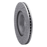 Dynamic Friction 2011-2017 Genesis G80 Front Right Drilled & Slotted Geoperformance Rotor by Dynamic Friction Company 830-03036R