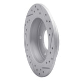 Dynamic Friction 2011-2026 Hyundai Elantra Coupe Rear Left Drilled & Slotted Geoperformance Rotor by Dynamic Friction Company 830-03037L