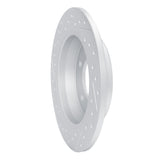 Dynamic Friction 2011-2026 Hyundai Kona Rear Right Drilled & Slotted Geoperformance Rotor by Dynamic Friction Company 830-03037R