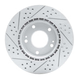 Dynamic Friction 2011-2026 Hyundai Elantra Coupe Front Right Drilled & Slotted Geoperformance Rotor by Dynamic Friction Company 830-03038R