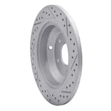 Dynamic Friction 2009-2020 Genesis G80 Rear Left Drilled & Slotted Geoperformance Rotor by Dynamic Friction Company 830-03039L