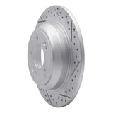 Dynamic Friction 2009-2020 Genesis G80 Rear Right Drilled & Slotted Geoperformance Rotor by Dynamic Friction Company 830-03039R