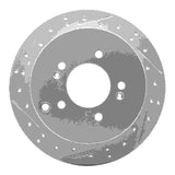 R1 Concepts 2001-2016 Hyundai Santa Fe Rear Left Drilled & Slotted Geoperformance Rotor by R1 Concepts 830-03044L
