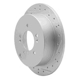R1 Concepts 2001-2016 Hyundai Santa Fe Rear Right Drilled & Slotted Geoperformance Rotor by R1 Concepts 830-03044R