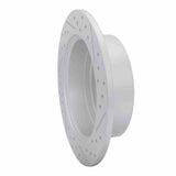 Dynamic Friction 2007-2009 Hyundai Santa Fe Rear Left Drilled & Slotted Geoperformance Rotor by Dynamic Friction Company 830-03046L