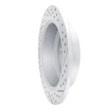 Dynamic Friction 2007-2012 Hyundai Veracruz Rear Left Drilled & Slotted Geoperformance Rotor by Dynamic Friction Company 830-03048L