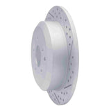 Dynamic Friction 2007-2012 Hyundai Veracruz Rear Right Drilled & Slotted Geoperformance Rotor by Dynamic Friction Company 830-03048R