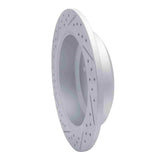 Dynamic Friction 2007-2012 Hyundai Veracruz Rear Right Drilled & Slotted Geoperformance Rotor by Dynamic Friction Company 830-03048R