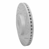 Dynamic Friction 2013-2020 Hyundai Santa Fe Xl Front Right Drilled & Slotted Geoperformance Rotor by Dynamic Friction Company 830-03053R