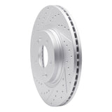 Dynamic Friction 2015-2026 Hyundai Kona EV Front Left Drilled & Slotted Geoperformance Rotor by Dynamic Friction Company 830-03054L
