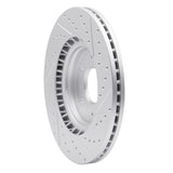 Dynamic Friction 2015-2026 Hyundai Kona EV Front Left Drilled & Slotted Geoperformance Rotor by Dynamic Friction Company 830-03054L