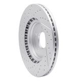 Dynamic Friction 2015-2026 Hyundai Elantra Front Right Drilled & Slotted Geoperformance Rotor by Dynamic Friction Company 830-03054R