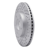 Dynamic Friction 2017-2022 Hyundai Ioniq Front Left Drilled & Slotted Geoperformance Rotor by Dynamic Friction Company 830-03055L