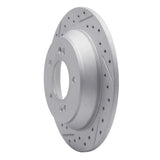 Dynamic Friction 2014-2023 Hyundai Kona Rear Left Drilled & Slotted Geoperformance Rotor by Dynamic Friction Company 830-03059L