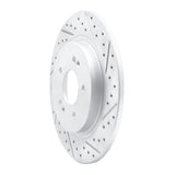 Dynamic Friction 2019-2025 Hyundai Palisade Rear Right Drilled & Slotted Geoperformance Rotor by Dynamic Friction Company 830-03060R