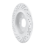 Dynamic Friction 2019-2025 Hyundai Palisade Rear Right Drilled & Slotted Geoperformance Rotor by Dynamic Friction Company 830-03060R