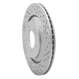 Dynamic Friction 2019-2025 Hyundai Veloster N Rear Right Drilled & Slotted Geoperformance Rotor by Dynamic Friction Company 830-03062R
