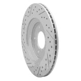 Dynamic Friction 2019-2025 Hyundai Veloster N Rear Right Drilled & Slotted Geoperformance Rotor by Dynamic Friction Company 830-03062R