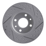 Dynamic Friction 2009-2019 Dodge Vision (Mexico) Front Left Drilled & Slotted Geoperformance Rotor by Dynamic Friction Company 830-07002L