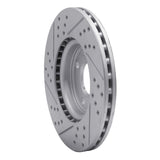 Dynamic Friction 2009-2019 Dodge Vision (Mexico) Front Right Drilled & Slotted Geoperformance Rotor by Dynamic Friction Company 830-07002R