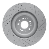 Dynamic Friction 2017-2022 Genesis G90 Front Left Drilled & Slotted Geoperformance Rotor by Dynamic Friction Company 830-10001L