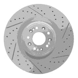 Dynamic Friction 2017-2022 Genesis G90 Front Right Drilled & Slotted Geoperformance Rotor by Dynamic Friction Company 830-10001R