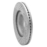 Dynamic Friction 2017-2022 Genesis G90 Front Right Drilled & Slotted Geoperformance Rotor by Dynamic Friction Company 830-10001R
