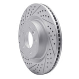 Dynamic Friction 2005-2009 Land Rover Range Rover Sport Front Left Drilled & Slotted Geoperformance Rotor by Dynamic Friction Company 830-11009L