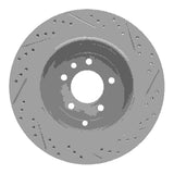 Dynamic Friction 2005-2016 Land Rover LR3 Rear Left Drilled & Slotted Geoperformance Rotor by Dynamic Friction Company 830-11010L