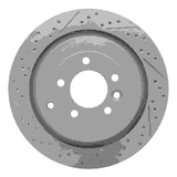 Dynamic Friction 2005-2016 Land Rover LR3 Rear Left Drilled & Slotted Geoperformance Rotor by Dynamic Friction Company 830-11010L