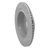 Dynamic Friction 2005-2016 Land Rover LR3 Rear Left Drilled & Slotted Geoperformance Rotor by Dynamic Friction Company 830-11010L