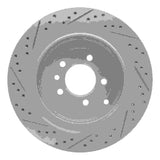 Dynamic Friction 2005-2016 Land Rover Discovery (Latin America) Rear Right Drilled & Slotted Geoperformance Rotor by Dynamic Friction Company 830-11010R