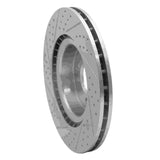 Dynamic Friction 2006-2017 Land Rover Range Rover Sport Front Right Drilled & Slotted Geoperformance Rotor by Dynamic Friction Company 830-11011R