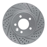 Dynamic Friction 2005-2007 Land Rover Lr3 Front Right Drilled & Slotted Geoperformance Rotor by Dynamic Friction Company 830-11013R