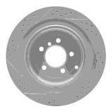 Dynamic Friction 2006-2012 Land Rover Range Rover Rear Right Drilled & Slotted Geoperformance Rotor by Dynamic Friction Company 830-11016R