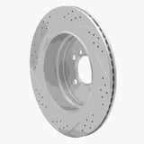 Dynamic Friction 2006-2012 Land Rover Range Rover Rear Right Drilled & Slotted Geoperformance Rotor by Dynamic Friction Company 830-11016R