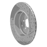 Dynamic Friction 2010-2012 Land Rover Range Rover Rear Left Drilled & Slotted Geoperformance Rotor by Dynamic Friction Company 830-11018L