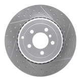 Dynamic Friction 2010-2012 Land Rover Range Rover Rear Right Drilled & Slotted Geoperformance Rotor by Dynamic Friction Company 830-11018R