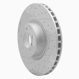 Dynamic Friction 2010-2012 Land Rover Range Rover Front Left Drilled & Slotted Geoperformance Rotor by Dynamic Friction Company 830-11019L