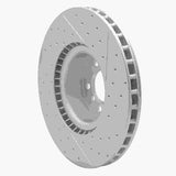 Dynamic Friction 2010-2012 Land Rover Range Rover Front Left Drilled & Slotted Geoperformance Rotor by Dynamic Friction Company 830-11019L