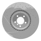 Dynamic Friction 2010-2012 Land Rover Range Rover Front Right Drilled & Slotted Geoperformance Rotor by Dynamic Friction Company 830-11019R