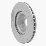 Dynamic Friction 2010-2012 Land Rover Range Rover Front Right Drilled & Slotted Geoperformance Rotor by Dynamic Friction Company 830-11019R