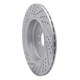 Dynamic Friction 2010-2013 Land Rover Range Rover Sport Rear Right Drilled & Slotted Geoperformance Rotor by Dynamic Friction Company 830-11020R