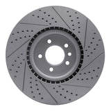 Dynamic Friction 2010-2017 Land Rover Range Rover Front Left Drilled & Slotted Geoperformance Rotor by Dynamic Friction Company 830-11021L