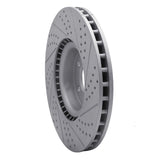 Dynamic Friction 2010-2017 Land Rover Range Rover Front Left Drilled & Slotted Geoperformance Rotor by Dynamic Friction Company 830-11021L